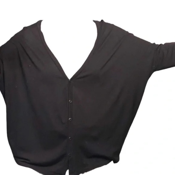 Groceries Apparel | Organic Cotton Hemp Button Up Oversized Slouchy Cardigan Top - Picture 7 of 13